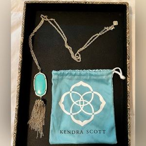 Kendra Scott Rayne Necklace in Gold & Turquoise